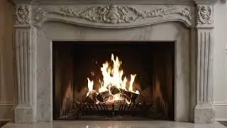luxury fireplace sounds in a cozy mansion (asmr) #asmr #fireplace #luxury #relaxing #ambiance