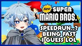 【NEW SUPER MARIO BROS.】SPEEDRUNNING(?) ONE OF MY CHILDHOOD GAMES~!