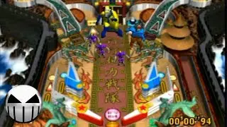 Crow Plays Power Rangers Zeo Full Tilt Battle Pinball (Playstation)