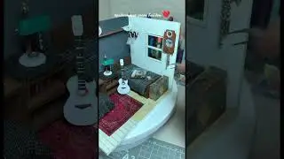 Комната поклонника Цоя 6 часть 🎸🚬 Diy house #diyhouse #творчество #цойжив #цой #цойлегенда #макет