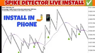 Spike detector boom crash installation in mobile phone/Live trades/ live proof/ live install 2025