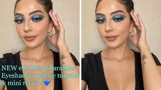 NEW e.l.f Retro Paradise eyeshadow palette tutorial + mini review!