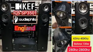 ✅ Available✅KEF IQS SP3501 Audiophile tower speaker 🔊 England made🔥⚡8ohms 15w-130w Freq 43Hz-40KHz💥