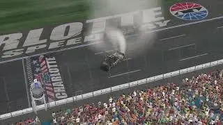 iracing Outcast Season 6 Charlotte Win 7 Laps to Go