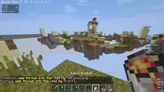 I suck at minecraft skywars - sort of a montage idk