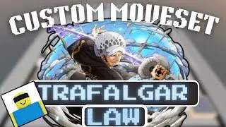 TRAFALGAR D WATER LAW MOVESET.. | JJS CUSTOM MOVESET | ONE PIECE☠️