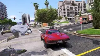 GTA 5 Luxury Car Crashes - Real Car Crash Testing Mod Episode 4