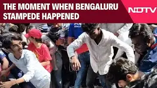 Bengaluru Stampede Video Shows People Panicking, Trying To Save Others