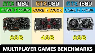 GTX 1060 vs GTX 980 vs GTX 1660 Benchmarks in Online/Multiplayer Games