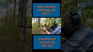 Grozn't bullpup chassis prototype: first test fire
