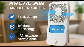 USB-drevet Arctic Air h&aring;ndholdt luftk&oslash;ler &ndash; b&aelig;rbart mini-klimaanl&aelig;g