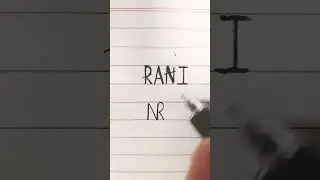 Rani name create to brand logo 🔥🔥🥰##mr logo ##shorts ##