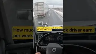 POV Truck Driving USA | Overtaken in Freezing Winter Conditions #shorts