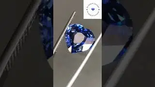 #Blue Sapphire #Heart Shape