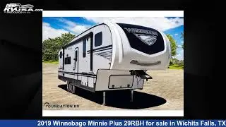 Remarkable 2019 Winnebago Minnie Plus Fifth Wheel RV For Sale in Wichita Falls, TX | RVUSA.com