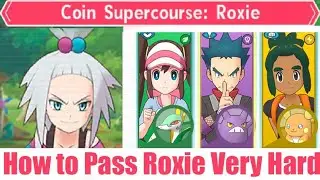 【Pokemon Master】Strategy to beat down【Very Hard】Coin Supercourse: Rosie 【JackLee】
