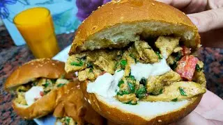 شاورما الفراخ بطريقه ابو حيدر و نفس الطعم كمان 🥖😋👌