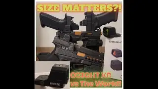 Osight XR Closed Emitter Unboxing + Size Comparison (EPS, RMR, 507 Comp, Osight X/C) #gunreview #edc