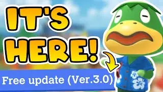It's out early!! First look at the Animal Crossing New Horizons 3.0 update!