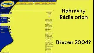 Rádio Orion - ZÁZNAM (2004)