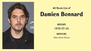 Damien Bonnard Movies list Damien Bonnard| Filmography of Damien Bonnard