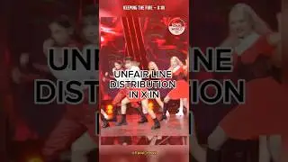 Unfair Line Distribution in X:IN.#kpop#kpopedit#aria#xin#blackpink#blinks#bts#army#jennie#lisa#ros&eacute;