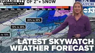 Light snow possible for parts of WNC Wednesday night into Thursday (Feb. 3, 2026)