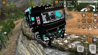 Modified BharatBenz Powarfull tipaar meterial transport driving simulator Indonesia please subscribe