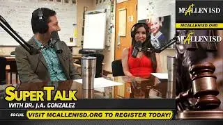SuperTalk Episode 54: Legal Careers and Advice for Students with Attorneys Leah Wise and Omar Ochoa.