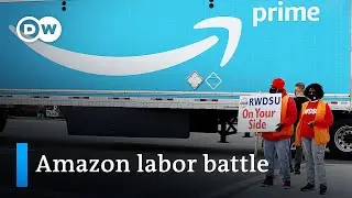 The battle for Amazon's first warehouse union | DW News