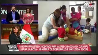 Ministra La Rosa anuncia paquete de incentivos a madres cuidadoras de Cuna Más