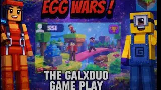 Egg wars game play Planet of cubes / planet craft 