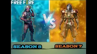 SEASON 7 VS SEASON 8 || FREE FIRE || #short #ajjubhai #totalgaming #technology #b2k #desigamer