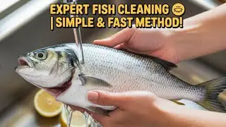 Amazing & Expert Way to Clean Fish After Cutting | Simple & Fast #fish #fishcutting #fishcleaning