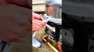 What to do if your water tank is leaking? You can use structural adhesive.#youtubeshorts