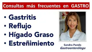 Problemas Digestivos más Comunes. Gastritis, Reflujo, Estreñimiento Hígado Graso.