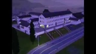SIMS 3 a view outside Hotel Platterhof, Kehlsteinhaus and Hitler's mountain house Berghof