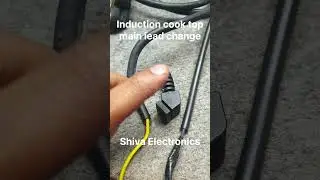 Induction cook top main cable change by grooves Shiva electronics #diy #education #gk #ssc #upsc