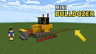 Minecraft  : Bulldozer Tutorial‼️