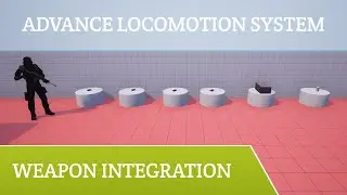 Advanced Locomotion System - Weapon Integration || UE4 - Interaction With Advanced Locomotion System