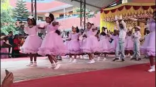 ಶಾಲಾ ವಾರ್ಷಿಕೋತ್ಸವ 2025-26  1st standard ( EM )dance video part 1