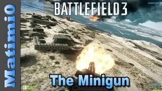 The Minigun - Transport Chopper Double Vision (Battlefield 3 Gameplay/Commentary)