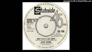 David Thorne - Don't Let It Get Away (1963)