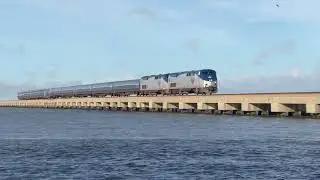 Amtrak Crescent Crossing Lake Ponchartrain