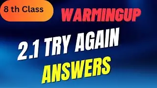 try again english workshop | try again 8th class | 2.1 try again english workshop