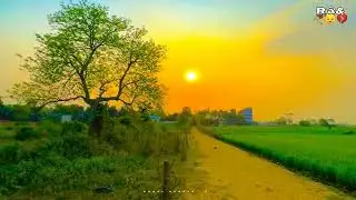 Sunset on Village Road | Emotional Nature Scene. #village