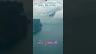 See yourself out of the window #Shorts #seeyourself #outofthewindow #seaviewftomtheplane #phuket
