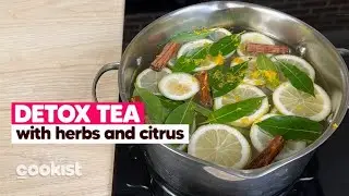 Detox tea with herbs and citrus fruits: how to make it at home