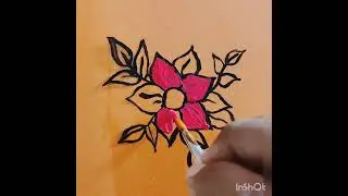 DIY-Acrylic painting on a transparent sheet | part 2 | Berry Blossoms