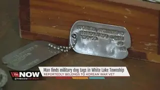 Man finds military dog tags in purchased storage unit